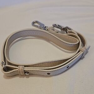 Michael Kors Cream Leather Bag Strap